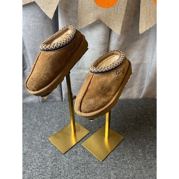 UGG Toddlers Tasman II Chestnut Brown Slippers Size 9 S/N 1019066T - Picture 1 of 8